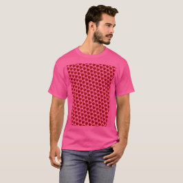 宝石ハートパターンTシャツ Tシャツ