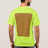 宝石ハートパターンTシャツ Tシャツ (裏面)