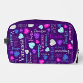 宝石ハート名前をカスタムするカラフルヴァネッサ ドップキット (正面)