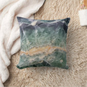 宝石パープルグリーンフロイト写真美しい宝石 クッション (ブランケット)