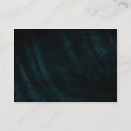 宝石パームリーフウィッシングウェルV3ティール(緑がかった色)ID830 エンクロージャーカード (裏面)