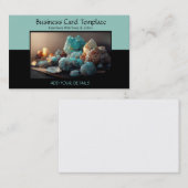 宝石ヒーリングクリスタル霊気名刺 名刺 (正面/裏面)