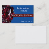 宝石ヒーリングルビークリスタル 名刺 (正面/裏面)