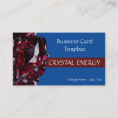 宝石ヒーリングルビークリスタル 名刺 (正面)