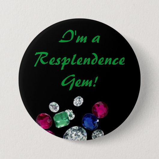 宝石ボタン 缶バッジ (正面)