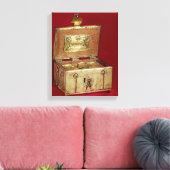 宝石ボックス キャンバスプリント (インサイチュ (リビング))