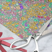 宝石モザイク – 宝石の色のデコペかわいらしージ 薄葉紙