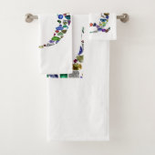 宝石モノグラム文字Q バスタオルセット (インサイチュ)