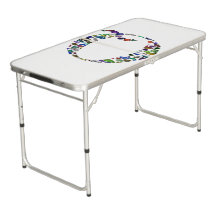 宝石モノグラム文字Q