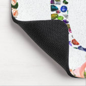 宝石モノグラム文字Q マウスパッド (コーナー)