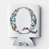 宝石モノグラム文字Q 缶クーラー (裏面)