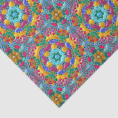 宝石ルックモザイクカラフル- 6タイル分離 薄葉紙 (詳細)