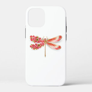 宝石付きの花ととんぼの桜 iPhone 12 MINI ケース