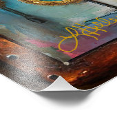 宝石及びステンドグラスハートスチームパンクシリーズ フォトプリント            (角)