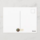 宝石及びステンドグラスハートスチームパンクシリーズ ポストカード (裏面)