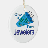 宝石商のために大声で叫ぶ セラミックオーナメント (右)