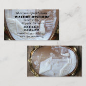 宝石商アンティークコレクター名刺 名刺 (正面/裏面)