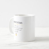 宝石商フリーク素晴らしジョブのタイトル コーヒーマグカップ (正面左)