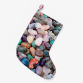 宝石地質鉱物高価 スモールクリスマスストッキング (正面 (吊り時))