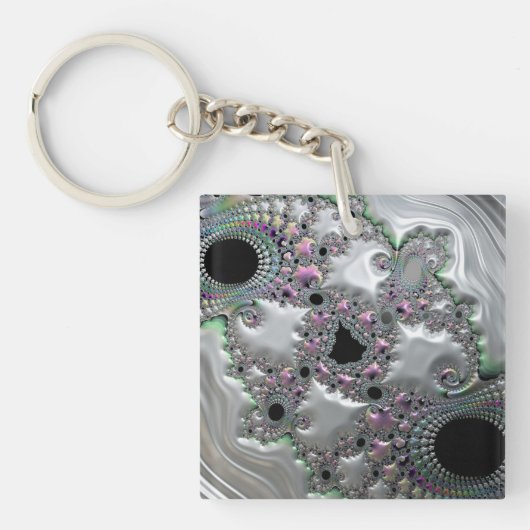 宝石大切キーリング キーホルダー (正面)