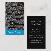 宝石屋のジュエリーのダイヤモンドの輝き 名刺 (正面/裏面)