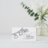 宝石屋のモノグラムの名刺 名刺 (スタンド正面)