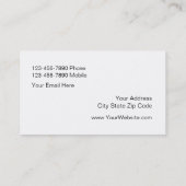 宝石屋の名刺 名刺 (裏面)