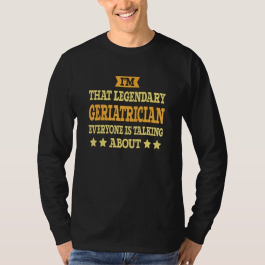 宝石工職名従業員労おもしろい働者ゲリア Tシャツ (正面)