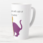 宝石投げ カフェラテマグ (右アングル)