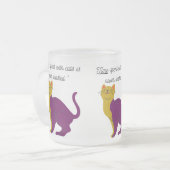 宝石投げ フロストグラスマグカップ (正面左)