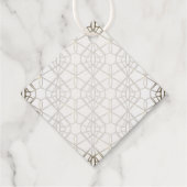 宝石抽象芸術モダンプリント金属 フェイバータグ (裏面)