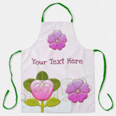 宝石日本ので飾った エプロン (正面)