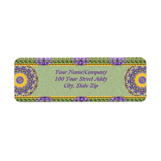 宝石曼荼羅 ラベル (正面)