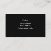 宝石柄の会社のロゴ 名刺 (裏面)