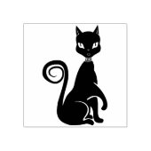 宝石猫のアートスタンプ ラバースタンプ (インプリント)