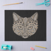 宝石猫ティッシュペーパー 薄葉紙 (クラフト)