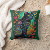 宝石猫 クッション (ブランケット)