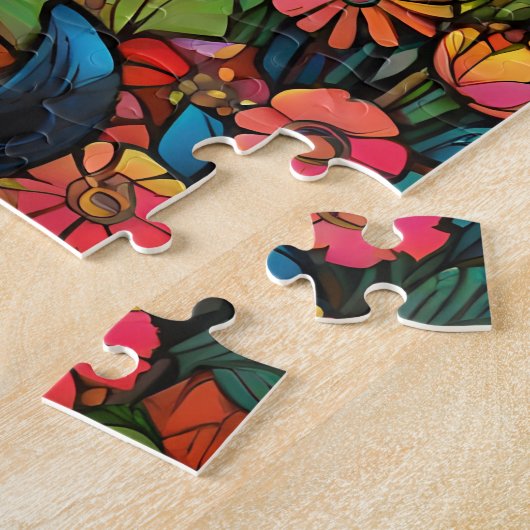 宝石猫 ジグソーパズル (側面)