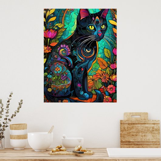 宝石猫 ポスター (キッチン)