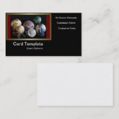 宝石球-鉱物の玉 名刺 (正面/裏面)