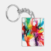 宝石用プリズム-水彩 キーホルダー (正面左)