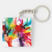 宝石用プリズム-水彩 キーホルダー (裏面)