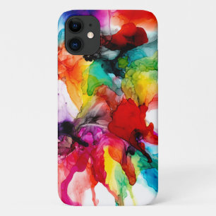 宝石用プリズム-水彩 iPhone 11 ケース