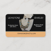 宝石用原石の宝石店 名刺 (正面)