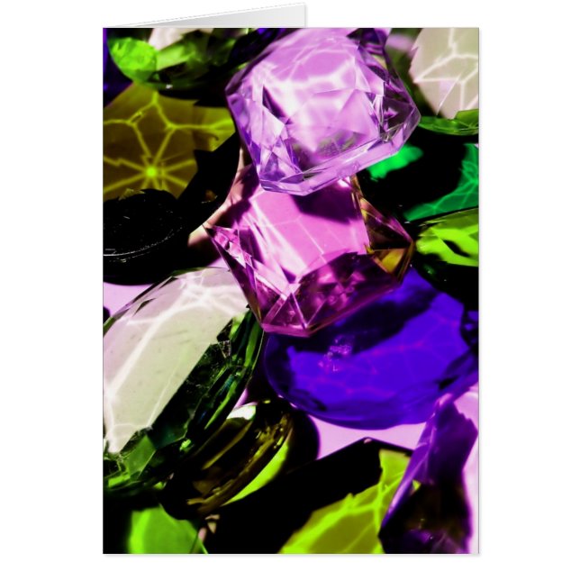 宝石用原石の抽象芸術 (正面)