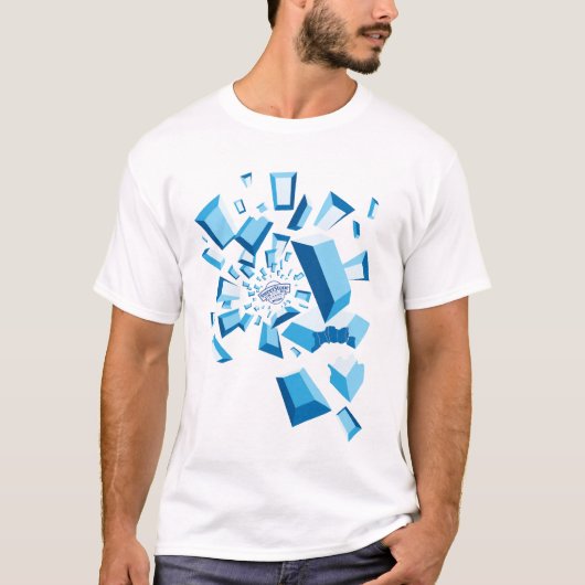 宝石用原石の送風 Tシャツ (正面)
