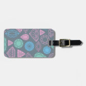 宝石用原石アイコンパターン ラゲッジタグ (正面横)