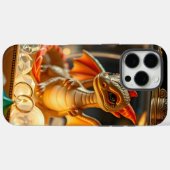 宝石箱の中のかわいいドラゴン Case-Mate iPhoneケース (裏面 (横))