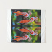 宝石紋鳥 – 華美ファンタジー・アート タペストリー (正面(横))