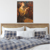 宝石絵を描ズバイトマス・エドウィン・モスティン キャンバスプリント (インサイチュ (寝室))